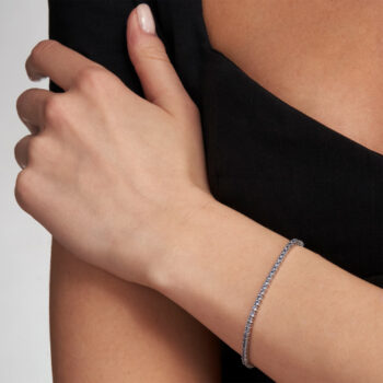 UNOAERRE Bracciale Tennis in argento