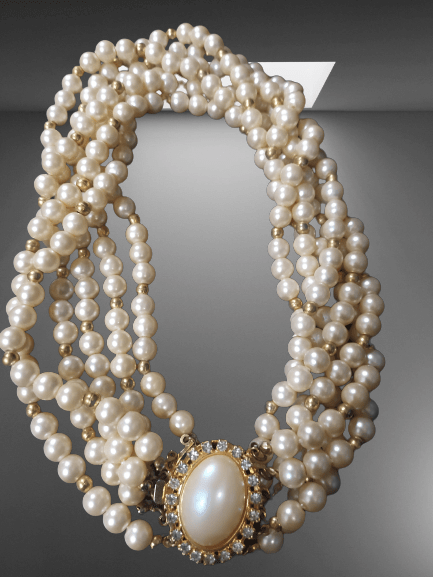 collier di perle