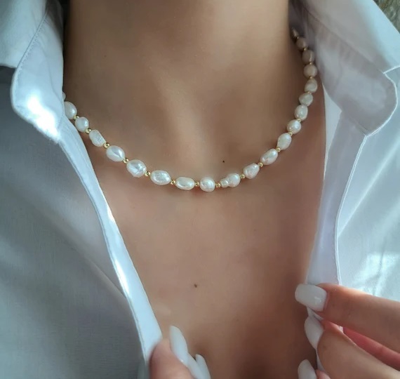 collier di perle